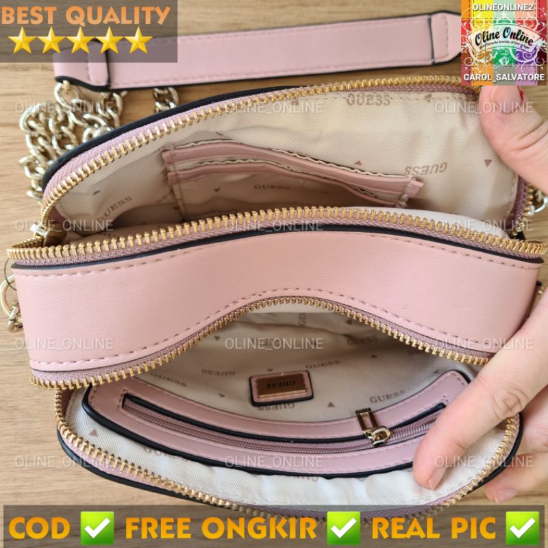 Tas hassie gs camera bag anyaman sintetis gb like botte** small size sling bag teenager sekolah kuliah
