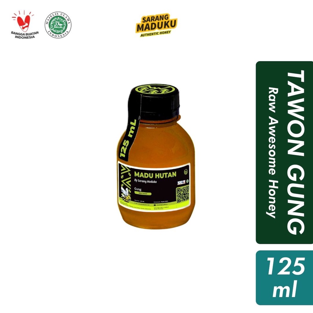 

Madu Hutan Gung Raw Honey - 125 ML Madu Murni Madu Asli