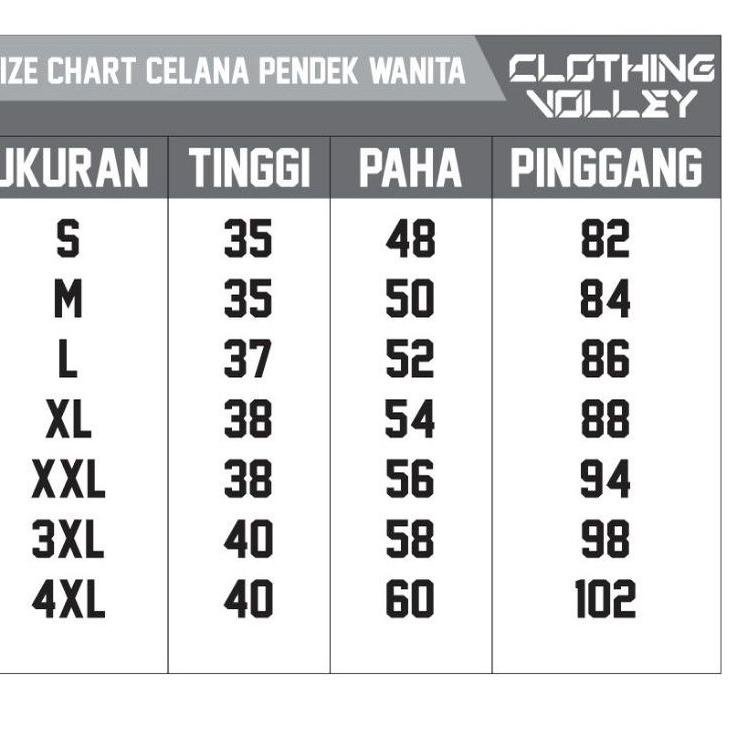 CELANA CEWE KOLOR CEWE  VOLLEY VOLI MZN –GRG.08Ap22d