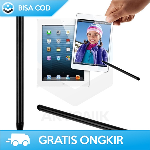 STYLUS TABLET SMARTPHONE 2 IN 1 ANTI GORES KARET PEN TOUCHSCREEN 0213