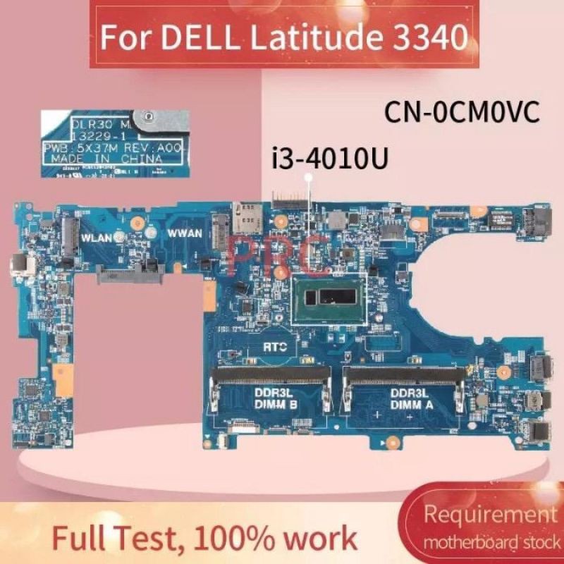 Motherboard Dell Latitude 3340 core i3