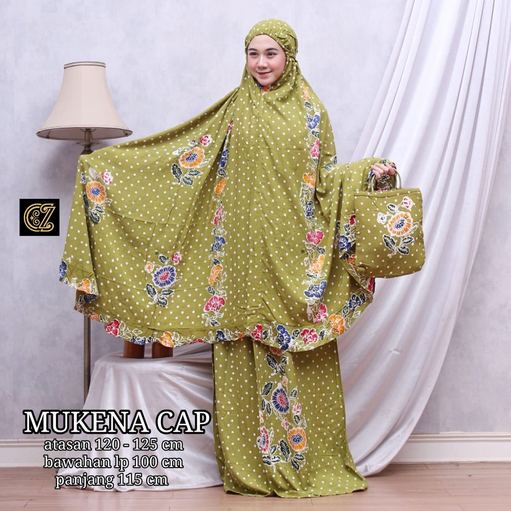 Mukena Setelan Batik Asli Pekalongan Rayon Adem 58 / Coza Batik