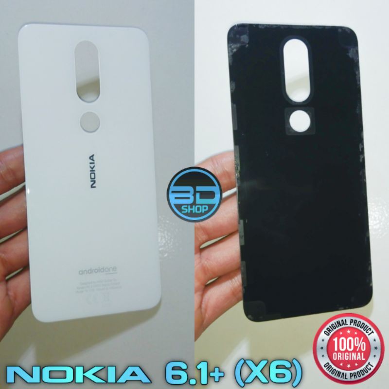 ORIGINAL ASLI COPOTAN Backdoor Casing Tutup Belakang Nokia 6.1 Plus X6