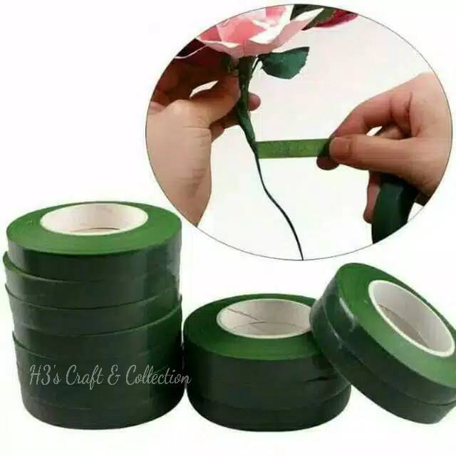 

(2 roll) Floratape - Solatip Tangkai Bunga - Isolasi kawat Bunga