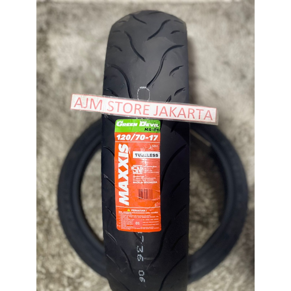 Maxxis G1 Green Devil 120/70-17 Tubeless...