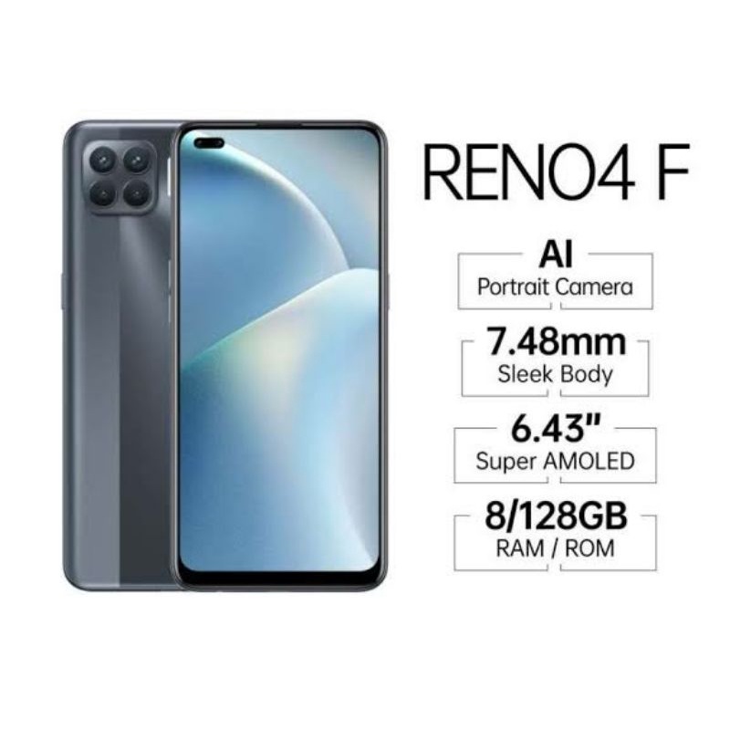Oppo Reno 4F Ram 8-128 Gb