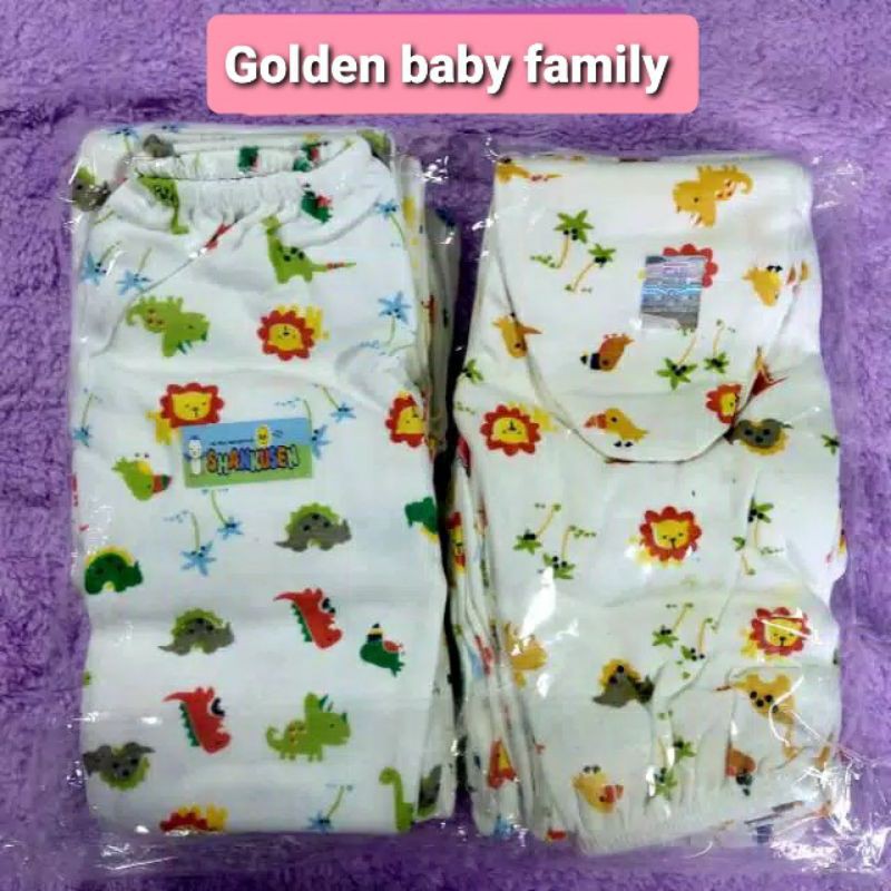 Celana Panjang Shankusen Cotton Doble Tutup Kaki Bayi Baru Lahir / Newborn