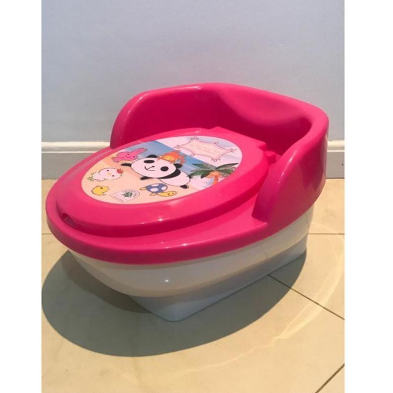 [KODE 2426] Pispot Green Leaf 5109 Bangku Anak Duduk WC Jongkok / Potty Training Seat / Kursi Closet