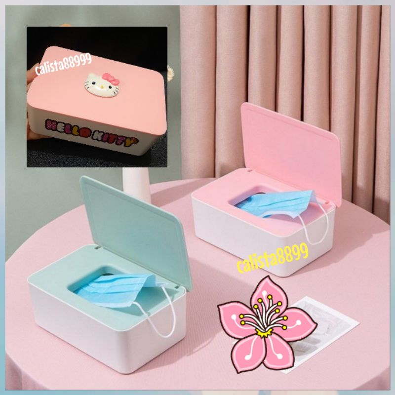 Kotak Dispenser masker Tissue basah tissue kotak penyimpanan masker