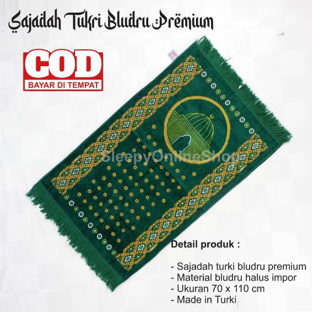 Sajadah turki murah dewasa ukuran 70 x 110 cm turkish