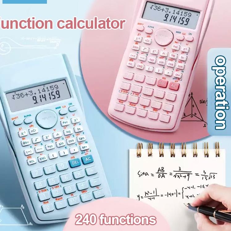 

Wow Murah Meriah.. Kaikki Kalkulator Color Function Scientific Kalkulator 24 Fungsi Kalkulasi 3 Warna 1700 - CU2