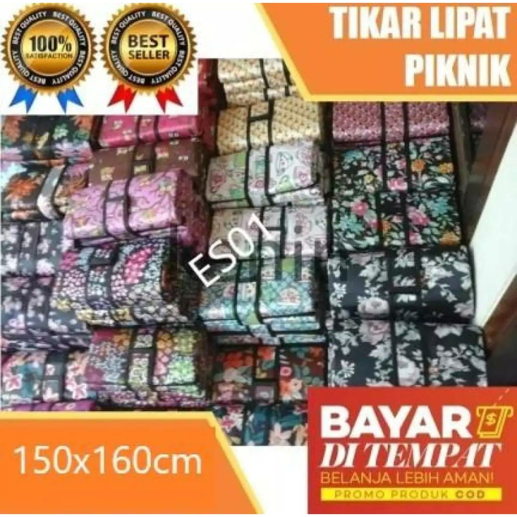 TIKAR LIPAT / TIKAR PIKNIK KARAKTER ANTI AIR