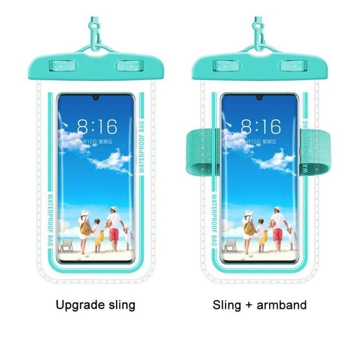 Universal Waterproof Handphone Case / Sarung HP Anti Air Case Max Ukuran 7 inchi Iphone Samsung Xiaomi Oppo Vivo