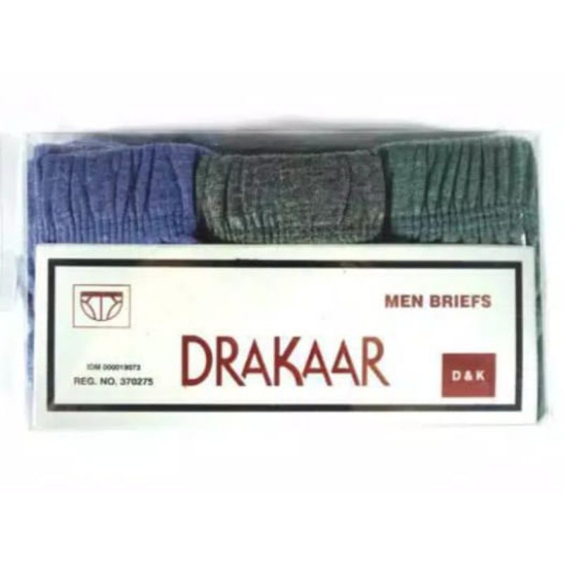 DRAKAAR Cd Pria KATUN MICA Sekotak isi 3 pcs