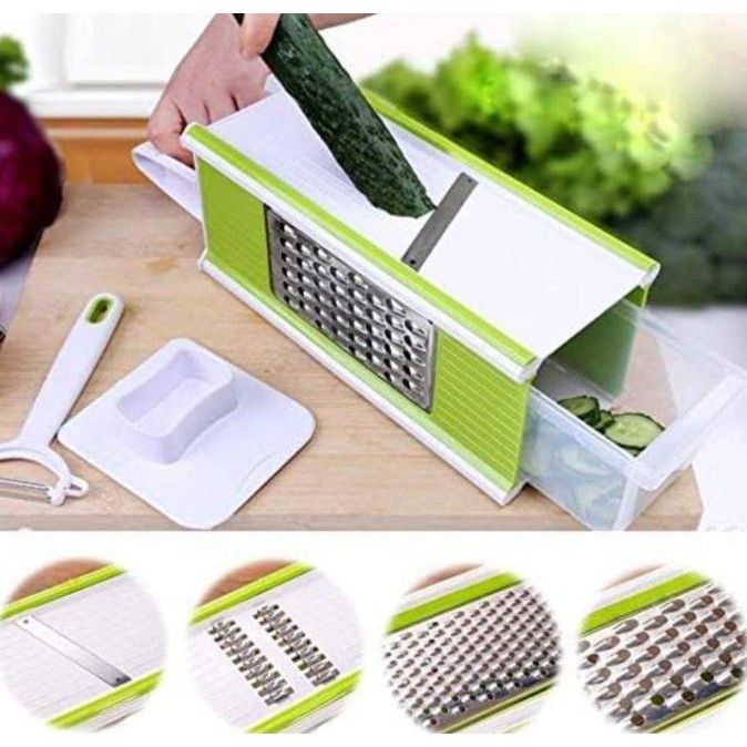 Baru ALAT SERUT PARUTAN BUAH SAYUR MULTIFUNGSI SERBAGUNA PLUS KOTAK WADAH