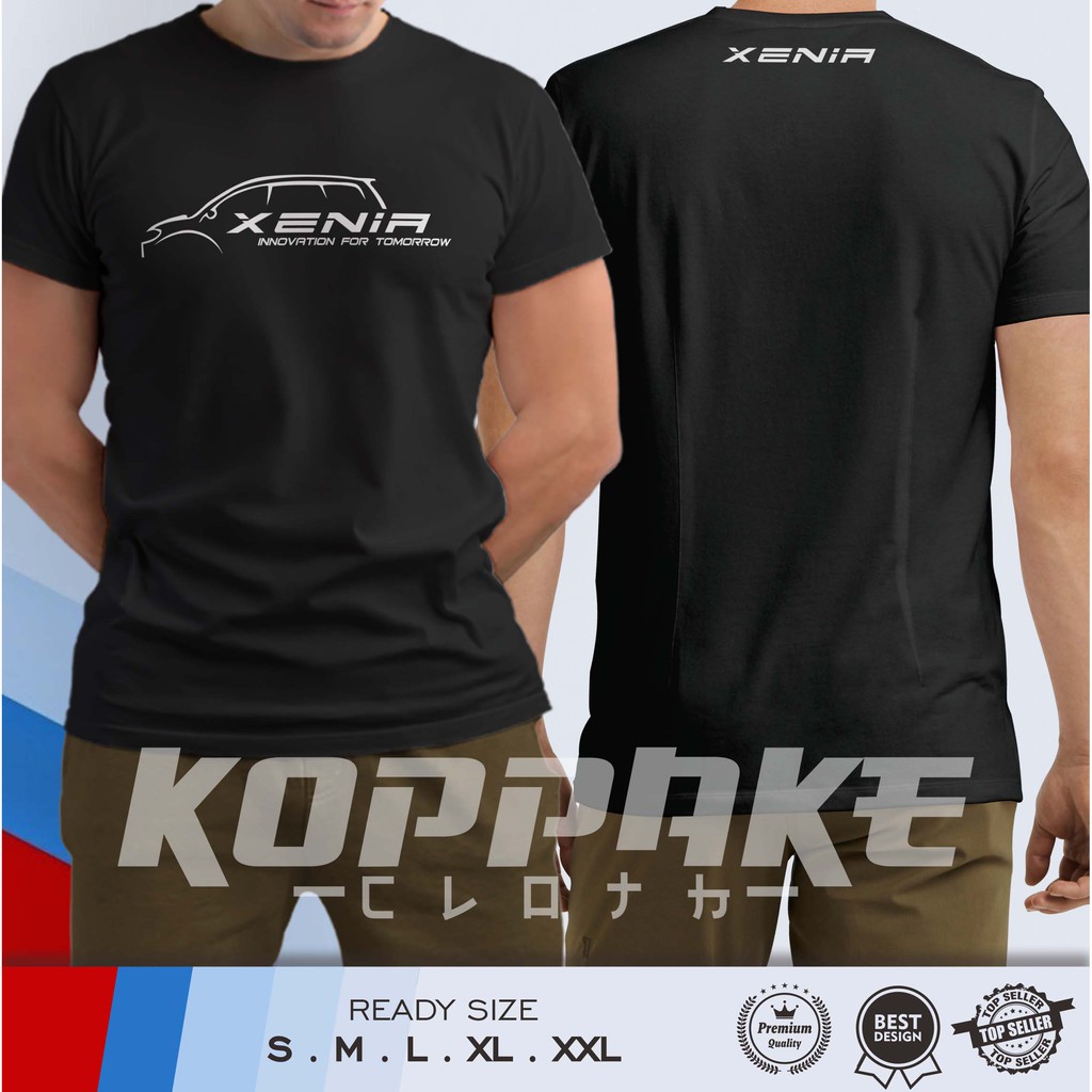 Kaos Mobil Daihatsu Xenia Side Siluet Baju Otomotif