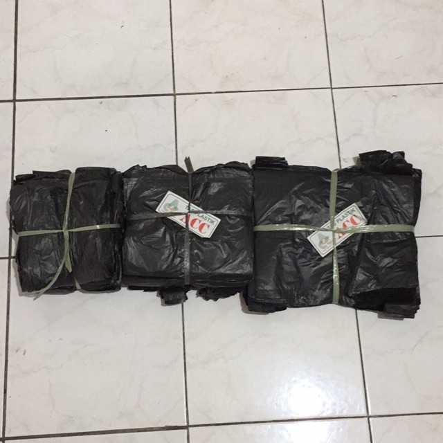 Plastik Kantong Kresek LOS KILOAN WARNA HITAM KECIL SEDANG BESAR