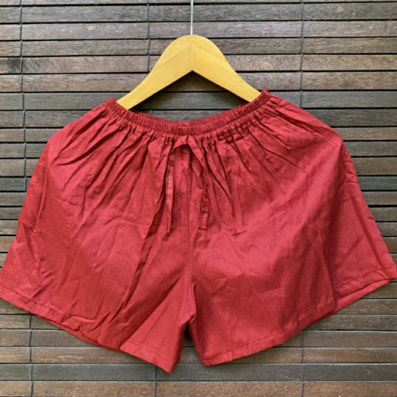 Celana Pendek Wanita Bali Polos Kantong