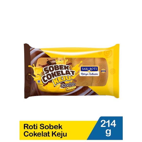 

Sari Roti Roti Manis Sobek Coklat-Keju