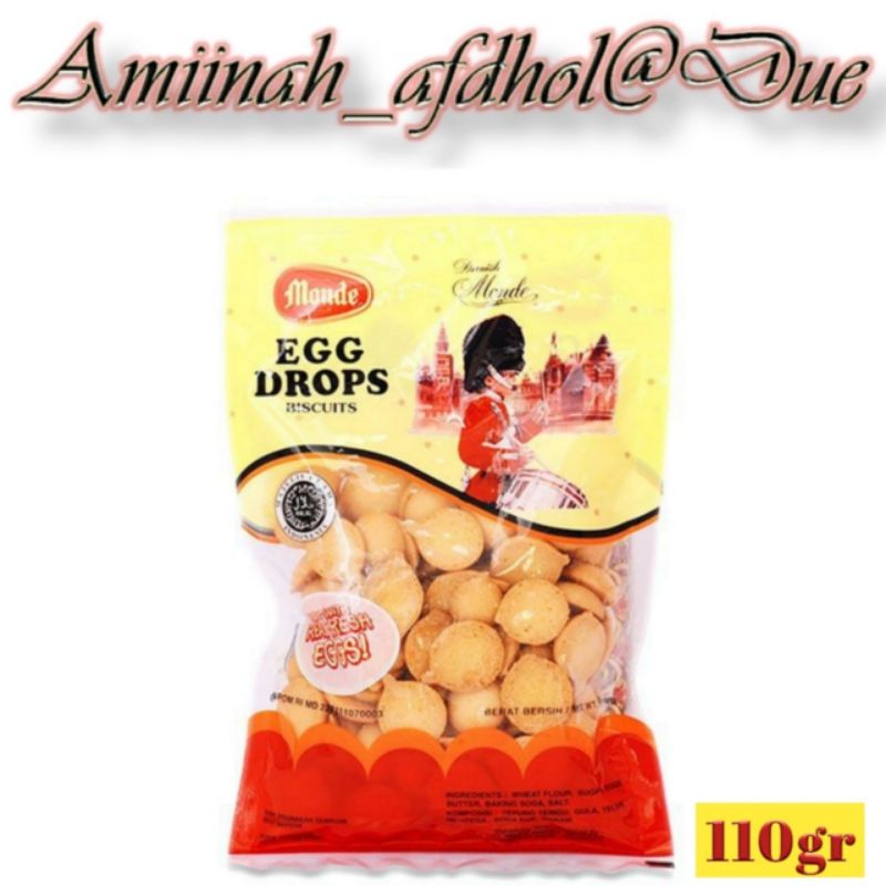 

Biskuit Monde Egg Drop [ 110gr ]