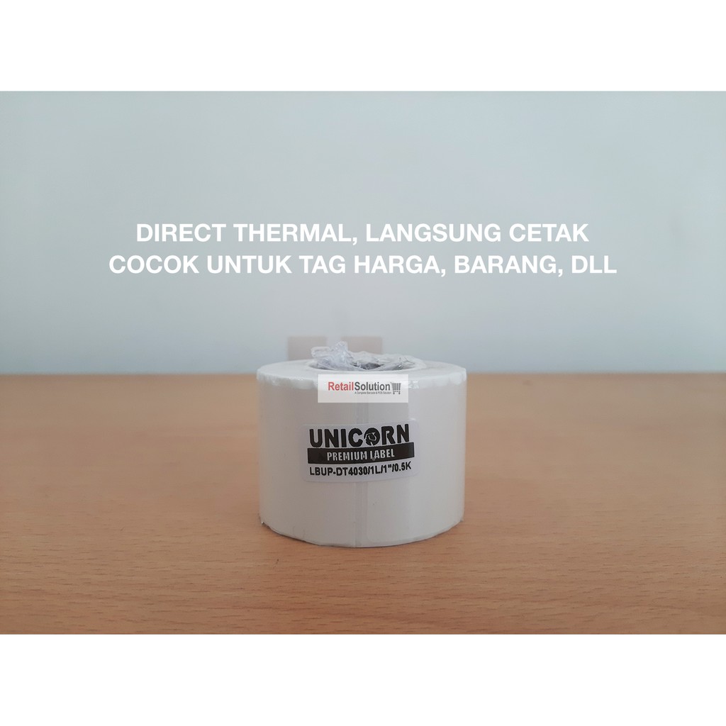 Stiker Label Barcode Thermal 40x30 mm / 40 x 30 mm / 40x30mm - Isi 500