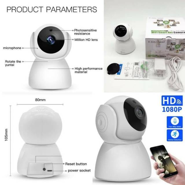 CCTV MURAH PTZ Wifi Smart Camera Snowman 1080P-2.0MP Q7 apk V38PRO