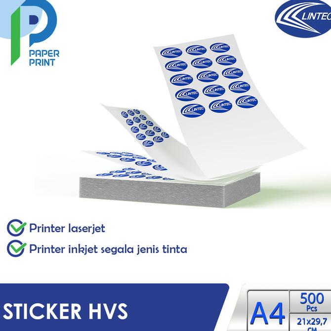 

Sticker HVS Doff Premium Quality Ukuran A4 Isi 500 Lembar Pas 1 Rim