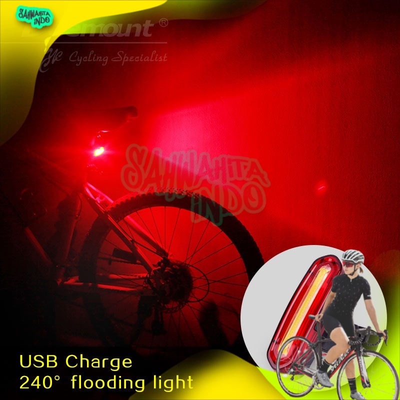 Lampu Sepeda LED Taillight USB Rechargeable 120 Lumens Sepeda Lampu Sepeda Sepedah lampu sepeda depa