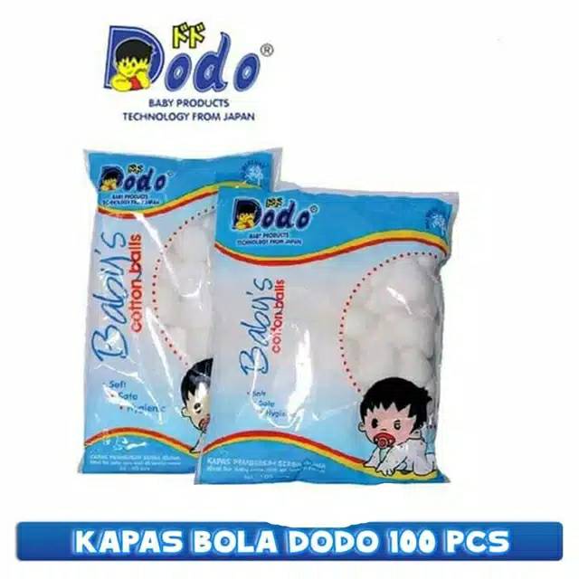 Dodo cotton ball 100 pcs/ Kapas bulat