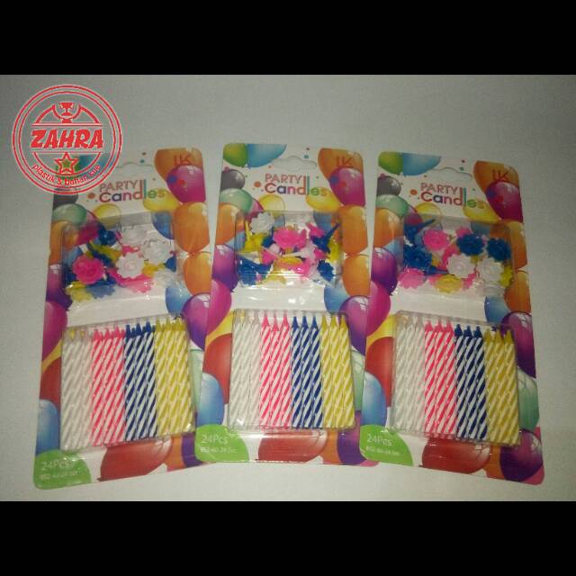 ''ZAHRA'' LILIN SPIRAL LK (1PACK ISI 24Pcs)