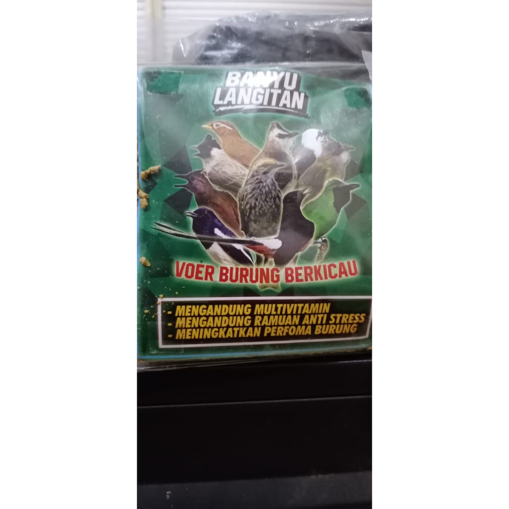 VOER BANYU LANGITAN VOER UNTUK TRUCUK DAN SEGALA JENIS BURUNG KICAU LAINNYA