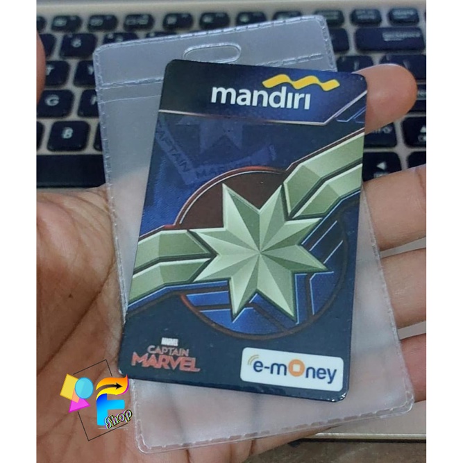 Jual Kartu eMoney eToll Tapcash BRIZZI edisi Capt Marvel - Custom Print ...