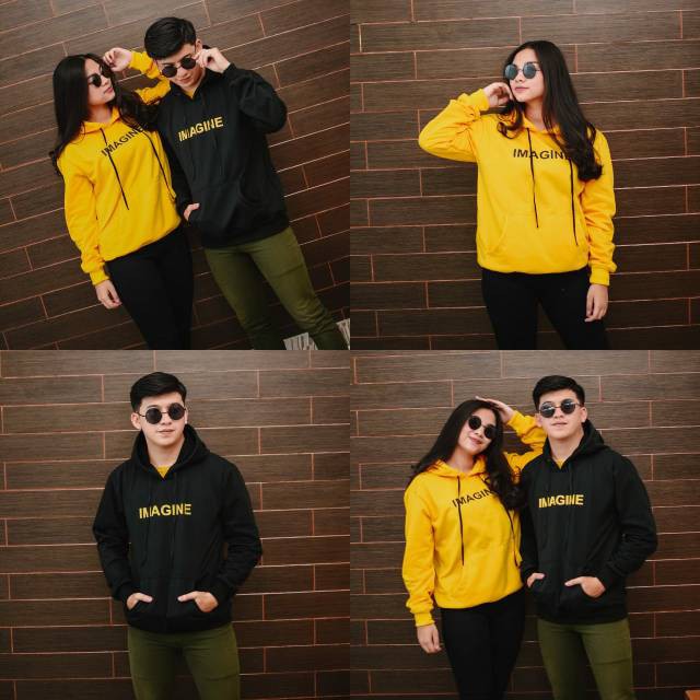 SWEATER MURAH - IMAGINE HOODIE - SWEATER HOODIE - SWEATER KEKINIAN - GROSIR JAKET PRIA WANITA