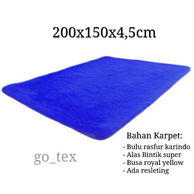  Karpet Bulu rasfur  200x150x4 5cm TEBAL Shopee Indonesia