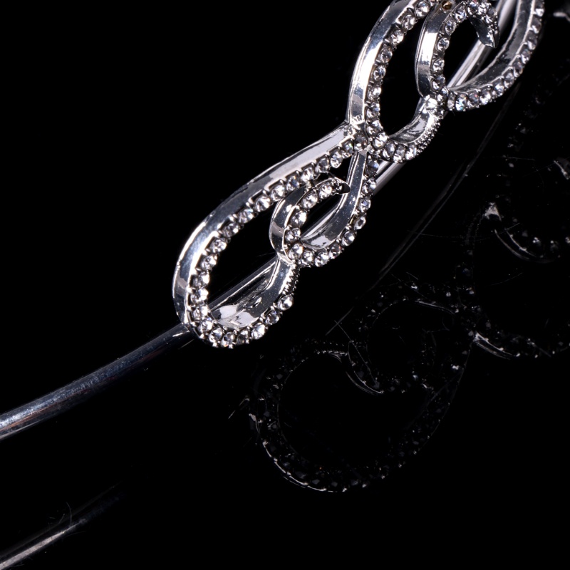 Siy Mahkotatiara Bentuk Hati Aksen Berlian Imitasi Untuk Pengantin Wanitapromkontes