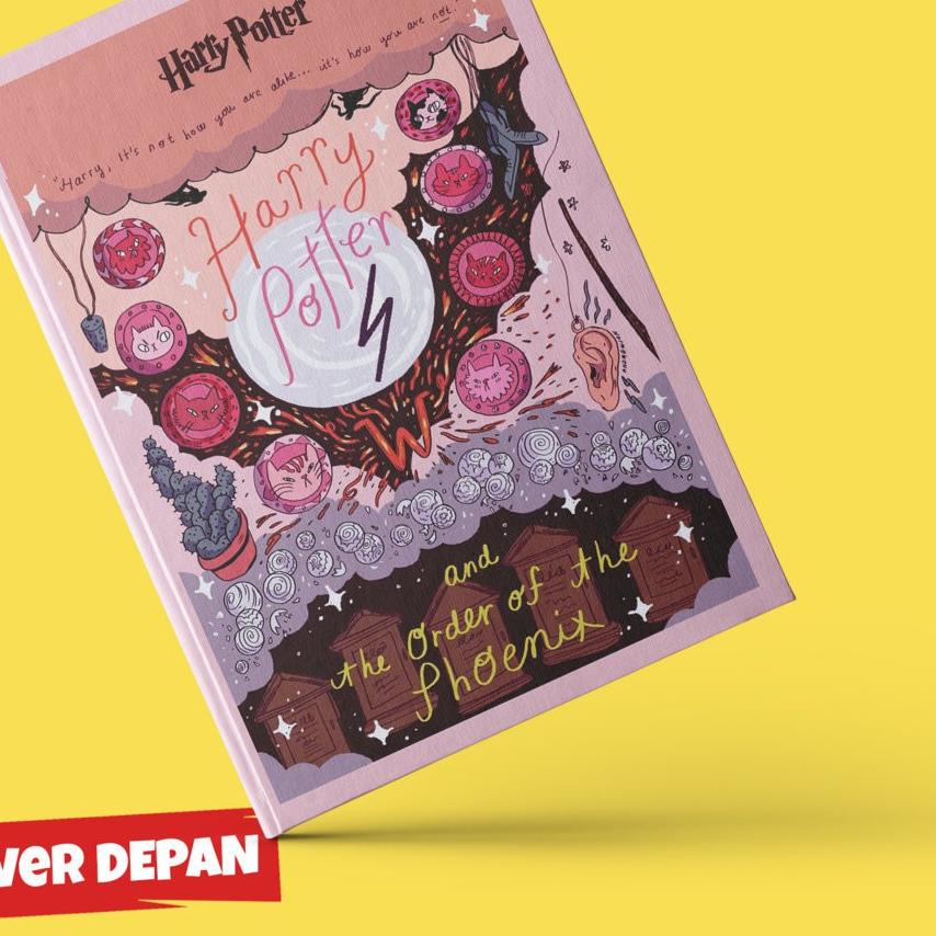 

Terbaik|SQ29|Notebook Harry Potter and the Order of the Phoenix Cover Series Hardcover A5 Buku Tulis Catatan Note