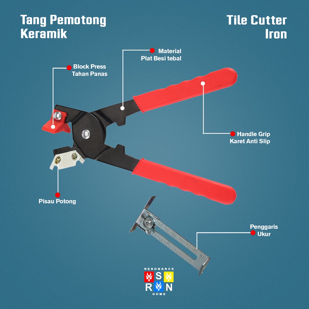 Tang Potong Keramik Manual l Alat Pemotong l Tile Cutter Resonance Home