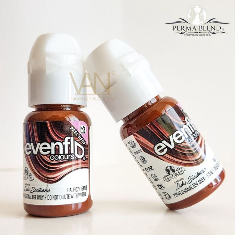 TINTA SULAM ALIS PERMABLEND EVENFLO MOCHA 15 ML/ EXP 2025