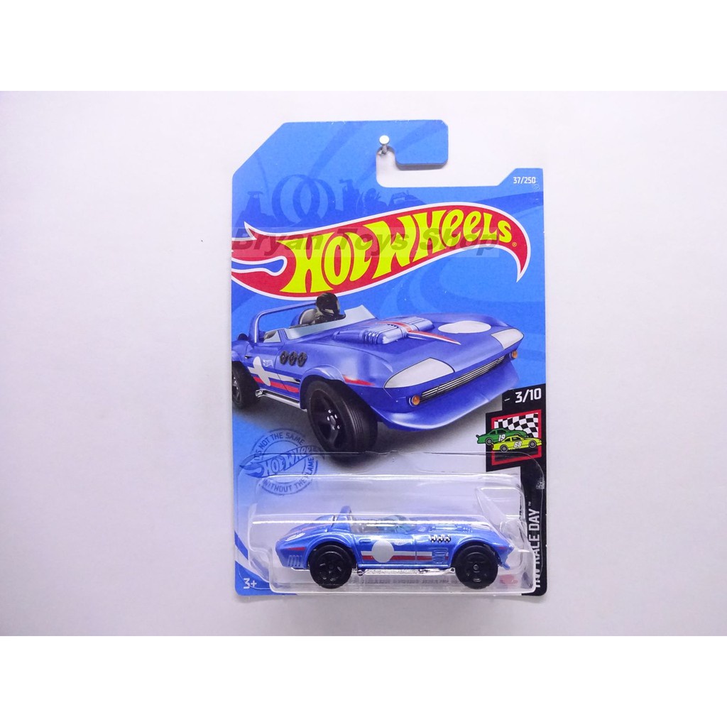 Hot Wheels Corvette Grand Sport Roadster Biru