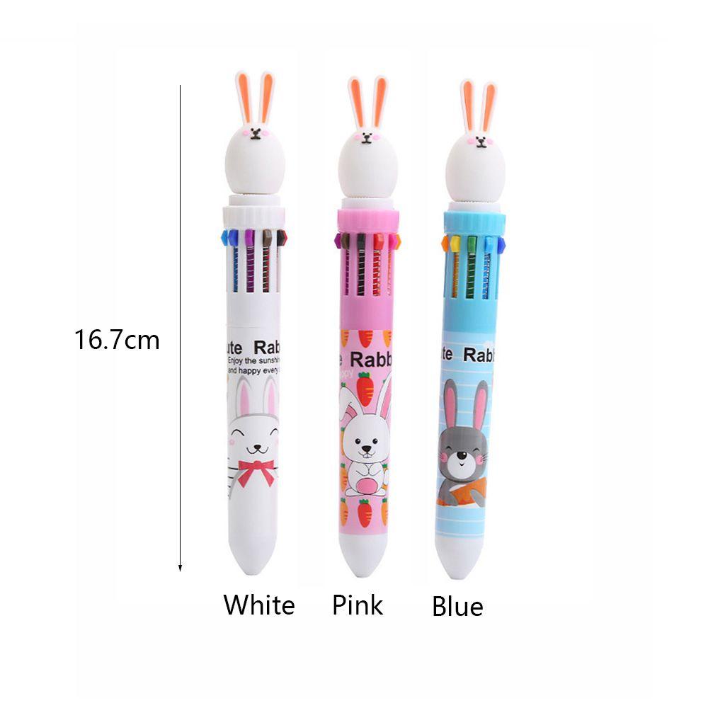 Pulpen Bolpoin Nanas Lucu Set Alat Tulis Isi Ulang Warna Warni Press Gel Pulpen