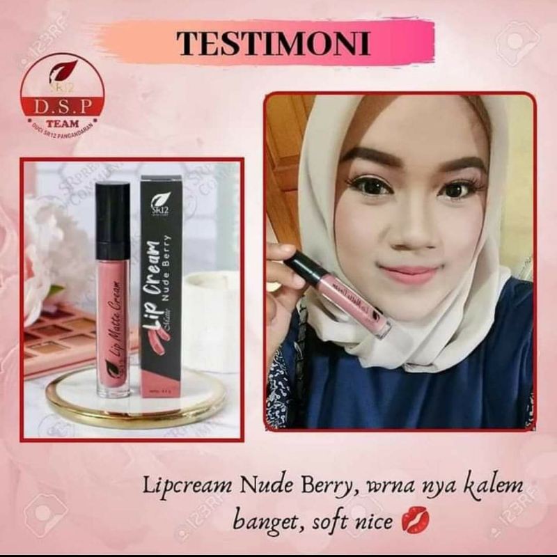 TERLARIS..!! SR12 LIP MATTE CREAM BPOM / LIPSTIK MATTE MAKE UP / BEBAS PARABEN , TAHAN LAMA &amp; RINGAN