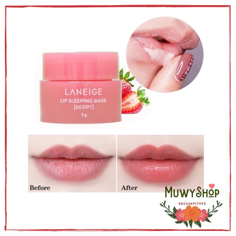 Laneige Lip Sleeping Mask Berry 3gr / LSM 3gr