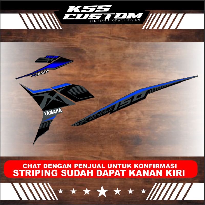 striping mx king 2017 variasi custom - striping mx king variasi - striping mx king road race - strip
