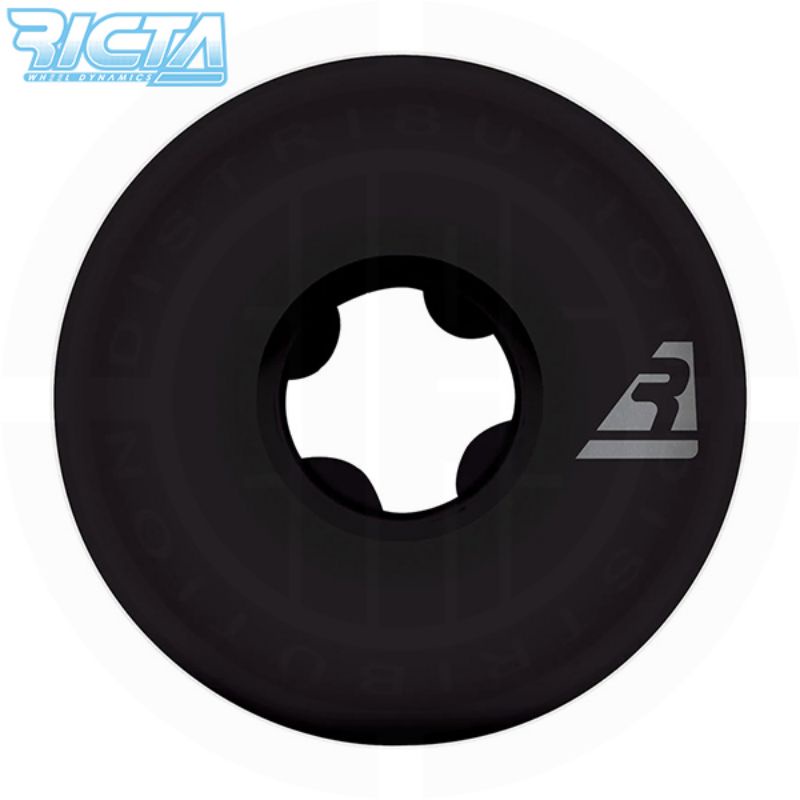 53mm Framework Sparx Black 99a RICTA Skateboard Wheels
