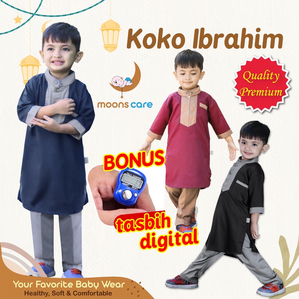 SETELAN BAJU KOKO ANAK LAKI MUSLIM TURKI USIA 1-10 TAHUN GAMIS ANAK COWOK Koko Turki