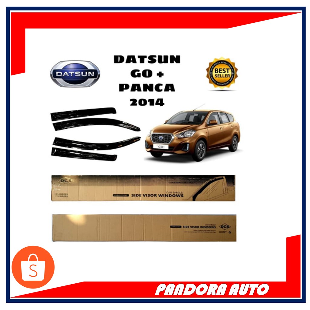 TALANG AIR MOBIL DATSUN GO PLUS MODEL SLIM AKRILIK HITAM