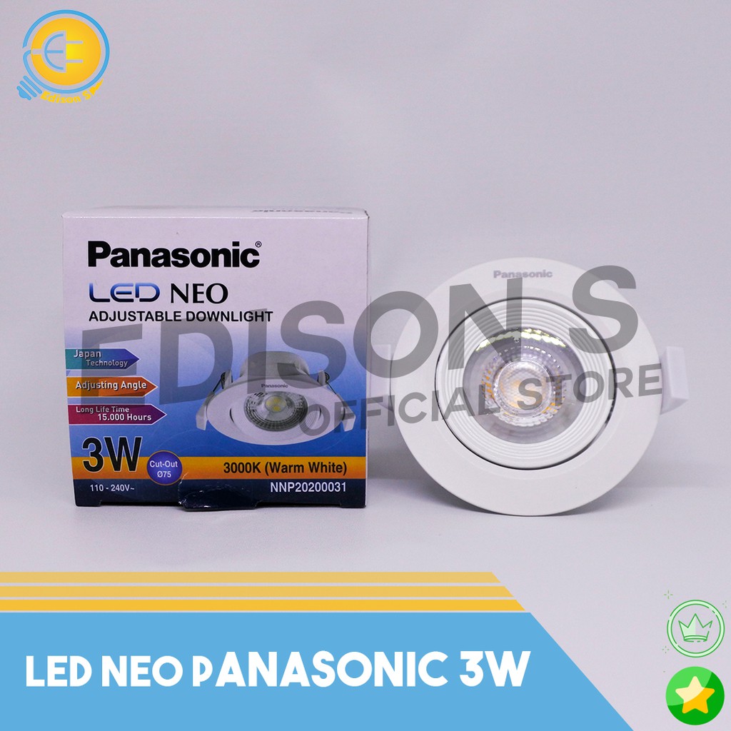 Downlight Panasonic LED NEO 3 Watt