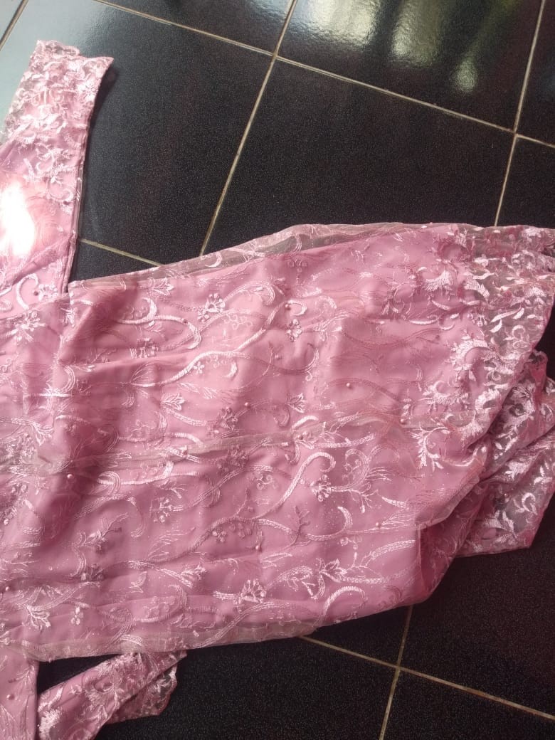 Setelan Kebaya Tulle/tuniktulle/tunikmewah/tunikterlaris/tunik Brokat Tulle