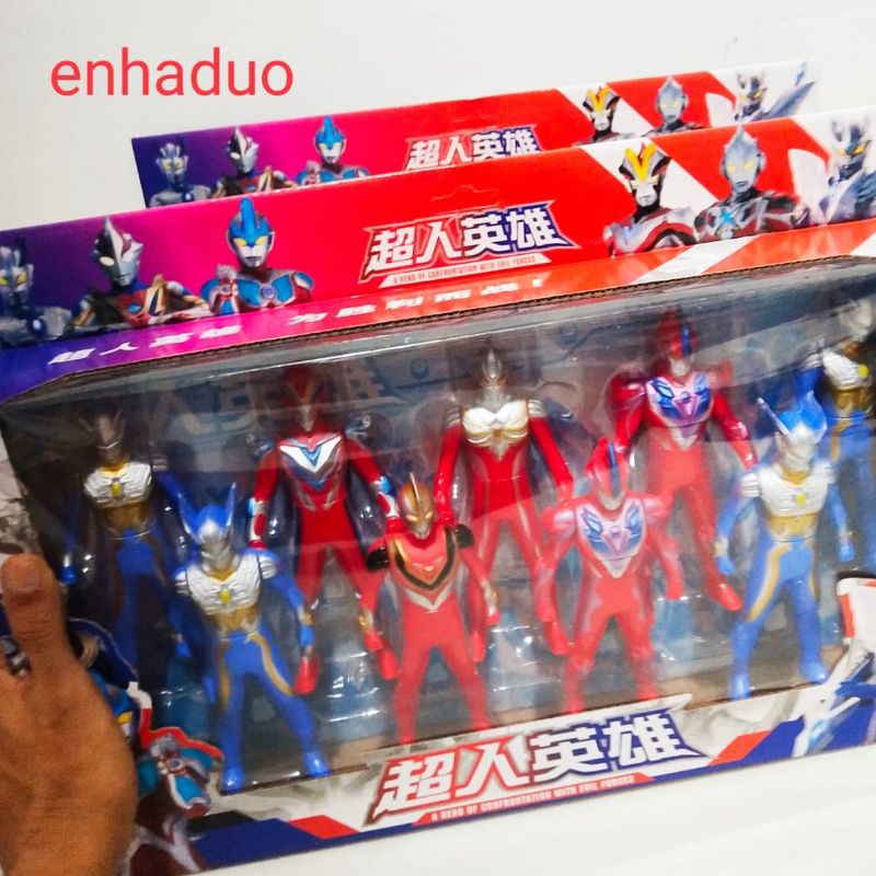 MAINAN ULTRAMEN SET ISI 9 PCS ULTRAMEN