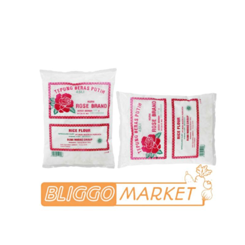 

Tepung Rose Brand Beras Putih 500gr